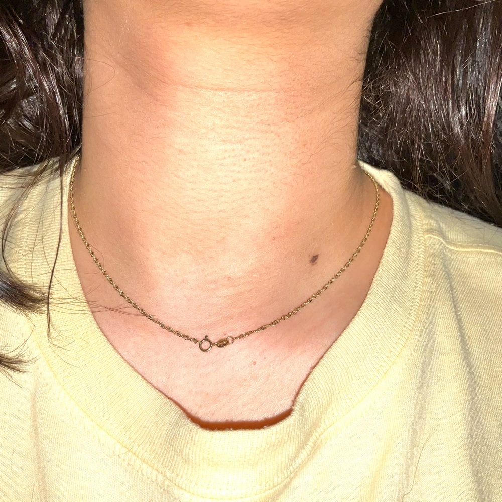 Real 10k Gold Necklace - image 1